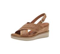 Tamaris Mujer 1-28213-42, Sandalias con cuña, marrón Claro, 37 EU