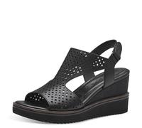 Tamaris Mujer 1-28218-42, Sandalias con cuña, Negro, 41 EU