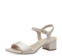 Tamaris Mujer 1-28249-42, Sandalia con talón, champán, 38 EU