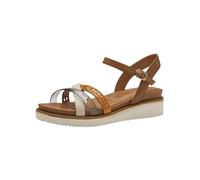 Tamaris Mujer 1-28255-42, Sandalias Planas, Cognac Comb, 36 EU