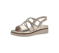 Tamaris Mujer 1-28257-42, Sandalias Planas, Dorado, 40 EU