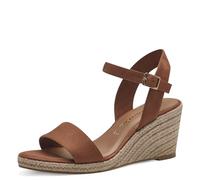 Tamaris Mujer 1-28300-42, Sandalias con cuña, coñac, 38 EU