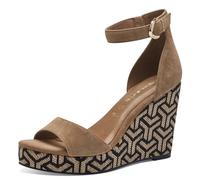 Tamaris Mujer 1-28331-42, Sandalias con cuña, marrón Claro, 38 EU