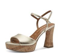 Tamaris Mujer 1-28340-42, Sandalia con talón, Dorado, 37 EU