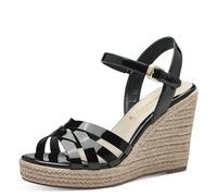 Tamaris Mujer 1-28380-42, Sandalia, Patente Negra, 41 EU