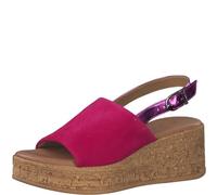 Tamaris Mujer 1-28393-42, Sandalias con cuña, Fucsia, 38 EU