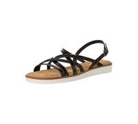 Tamaris Mujer 1-28600-42, Sandalias Planas, Peine Negro, 41 EU