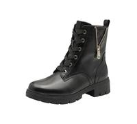 Tamaris Botas Planas de Media Longitud para Mujer, Color Negro/Dorado, Talla 39 EU, Negro y Dorado., 39 EU