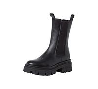 Tamaris Mujer Botas, señora Botas clásicas,Plantilla Desmontable,Comfort Lining,Botas de Cuero,Cremallera,Botas,Black Leather,41 EU / 7.5 UK