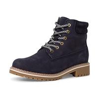 Tamaris Mujer Botas, señora Botas con Cordones,Plantilla Desmontable,DUOtex,Impermeable,Botas con Cordones,Medias Botas,Cordones,Navy,39 EU