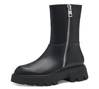 Tamaris Mujer Botas, señora Botas Slip-on,Botas,Medias Botas,botín,Bota de Deslizamiento,Alto,Black,38 EU