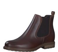 Tamaris Mujer Botines, señora Botas Chelsea,Botas,Medias Botas,botín,Bota de Deslizamiento,Plano,Muscat Leather,42 EU