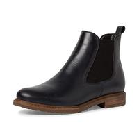 Tamaris Mujer Botines, señora Botas Chelsea,Botas,Medias Botas,botín,Bota de Deslizamiento,Plano,Navy Leather,39 EU
