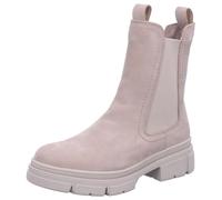 Tamaris Mujer Botines, señora Botas Chelsea,TOUCHit,Botas,Medias Botas,botín,Bota de Deslizamiento,Alto,Taupe Nubuc,39 EU
