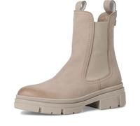 Tamaris Mujer Botines, señora Botas Chelsea,TOUCHit,Botas,Medias Botas,botín,Bota de Deslizamiento,Alto,Taupe Nubuc,39 EU