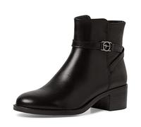 Tamaris Mujer Botines, señora Botines,TOUCHit,Botas,Medias Botas,botín,Tobillo Alto,Cremallera,Black/Struct.,38 EU