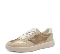 Tamaris Mujer con Cordones Veganos, Gold Comb, 39 EU
