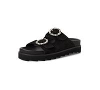 Tamaris Mujer Damen 1-27517-46 Mules, Suede Negra, 40 EU