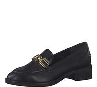 Tamaris Mujer Mocasines, señora Zapatillas,Pantuflas,Comfort Lining,TOUCHit,Zapatillas,Zapatos universitarios,Mocasines,Black Matt,38 EU