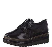 Tamaris Mujer Zapatos con Cordones, señora Calzado de Negocios, Zapatos Bajos,Cordone,clásicos,Elegantes,Maroon Patent,40 EU / 6.5 UK