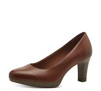 Tamaris Mujer Zapatos de tacón, señora Zapatos de tacón Clásicas,TOUCHit,Zapato de Corte,Pump de Oficina,Elegante,Noble,Cognac,39 EU