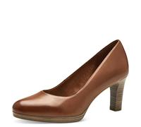 Tamaris Mujer Zapatos de tacón, señora Zapatos de tacón Clásicas,TOUCHit,Zapatos de Noche,Festivos,Elegantes,cómodos,Nobles,Cognac,38 EU