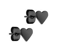Tamaris Pendiente para mujer en forma de corazón, 0,7 cm, Acero inoxidable, Ninguno