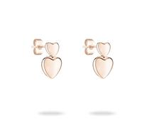 Tamaris Pendiente TJ-0629-E-14 Acero Inoxidable IP Oro Rosa, 1,4 cm, Acero inoxidable, Sin piedra preciosa