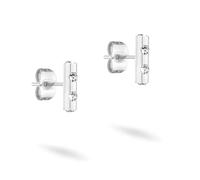 Tamaris pendientes de botón con Glasstein TJ-0565-E-10 plata