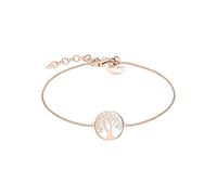 Tamaris Pulsera de acero inoxidable con diseño del árbol de la vida, talismán, 21 cm, Acero inoxidable, Ninguno