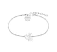 Tamaris Pulsera elegante de acero inoxidable pulido - Plata - Cadena de serpiente ajustable hasta 21 cm - resistente al agua y respetuosa con la piel