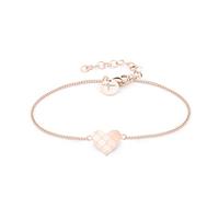 Tamaris Pulsera Para Mujeres De Acero Inoxidable Con Colgante Corazón, Para Mujer Joyería De Brazo Ajustable Y Resistente Al Agua