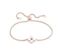 Tamaris Pulsera Para Mujeres De Acero Inoxidable, Para Mujer Joyería De Brazo Ajustable Con Zugbandverschluss Y Resistente Al Agua