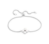 Tamaris Pulsera Para Mujeres De Acero Inoxidable, Para Mujer Joyería De Brazo Ajustable Con Zugbandverschluss Y Resistente Al Agua