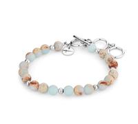 Tamaris Pulsera TJ-0523-B-21 Plata, 21, Acero inoxidable, Agalmatolita