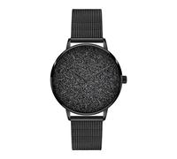 Tamaris Reloj analógico de Cuarzo para Mujer con Correa de Acero Inoxidable TT-0134-MQ, Negro