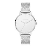 Tamaris Reloj analógico de Cuarzo para Mujer con Correa de Acero Inoxidable TT-0148-MQ, Plata
