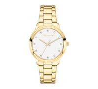 Tamaris Reloj analógico de Cuarzo para Mujer con Correa de Acero Inoxidable TT-0154-MQ, Dorado
