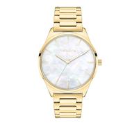 Tamaris Reloj analógico de Cuarzo para Mujer con Correa de Acero Inoxidable TT-0176-MQ, Dorado