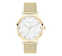 Tamaris Reloj analógico de Cuarzo para Mujer con Correa de Acero Inoxidable TT-0179-MQ, Dorado