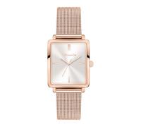 Tamaris Reloj analógico de Cuarzo para Mujer con Correa de Acero Inoxidable TT-0185-MQ, Oro Rosa