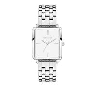 Tamaris Reloj analógico de Cuarzo para Mujer con Correa de Acero Inoxidable TT, Plata, 26x30 mm, Moderno