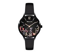 Tamaris Reloj analógico de Cuarzo para Mujer con Correa de Piel TT-0143-LQ, Negro