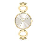 Tamaris Reloj de Cuarzo para Mujer con Correa de joyería, Dorado, 33 mm, Reloj de Pulsera Redondo Dorado