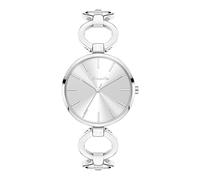 Tamaris Reloj de Cuarzo para Mujer con Correa de joyería, Plata, 33 mm, Reloj de Pulsera Redondo de Plata