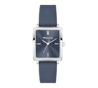 Tamaris Reloj de Mujer - Redondo - Plata - 30 mm - Elegante Reloj de Mujer de Metal con Movimiento de Cuarzo en la Banda de Silicona - Reloj analógico - Resistente a los arañazos 3 ATM