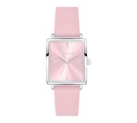 Tamaris Reloj de Mujer - Redondo - Plata - 30 mm - Elegante Reloj de Mujer de Metal con Movimiento de Cuarzo en la Banda de Silicona - Reloj analógico - Resistente a los arañazos 3 ATM