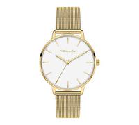 Tamaris Reloj de Mujer - Schlichte, runde Reloj de Pulsera para Mujer 36 mm - Reloj de Pulsera con Acero Inoxidable Meshband en Plata, Gold, Oro Rosa, Negro, Azul, Verde, Violeta UVM, wasserfest