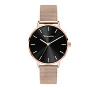Tamaris Reloj de Mujer - Schlichte, runde Reloj de Pulsera para Mujer 36 mm - Reloj de Pulsera con Acero Inoxidable Meshband en Plata, Gold, Oro Rosa, Negro, Azul, Verde, Violeta UVM, wasserfest