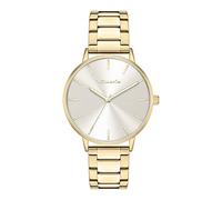 Tamaris Reloj de Mujer - Reloj de Pulsera para Mujer, Redondo, Sencillo, 36 mm, Oro/Pulsera de eslabones, 36 mm, Oro/Pulsera de eslabones